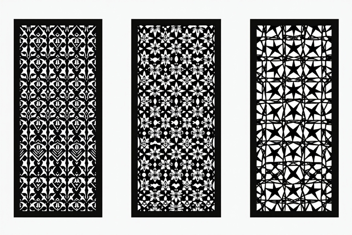 Modern Maze Style Laser Cut Patterns, an Illustration by jahid234 (Photo 2 of 9)
