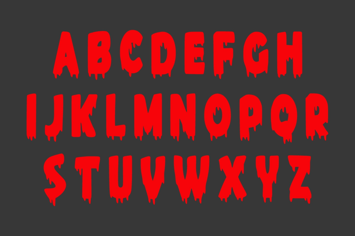 Monster Halloween, a Blackletter Font by Fourteen Letter (Photo 5 of 7)