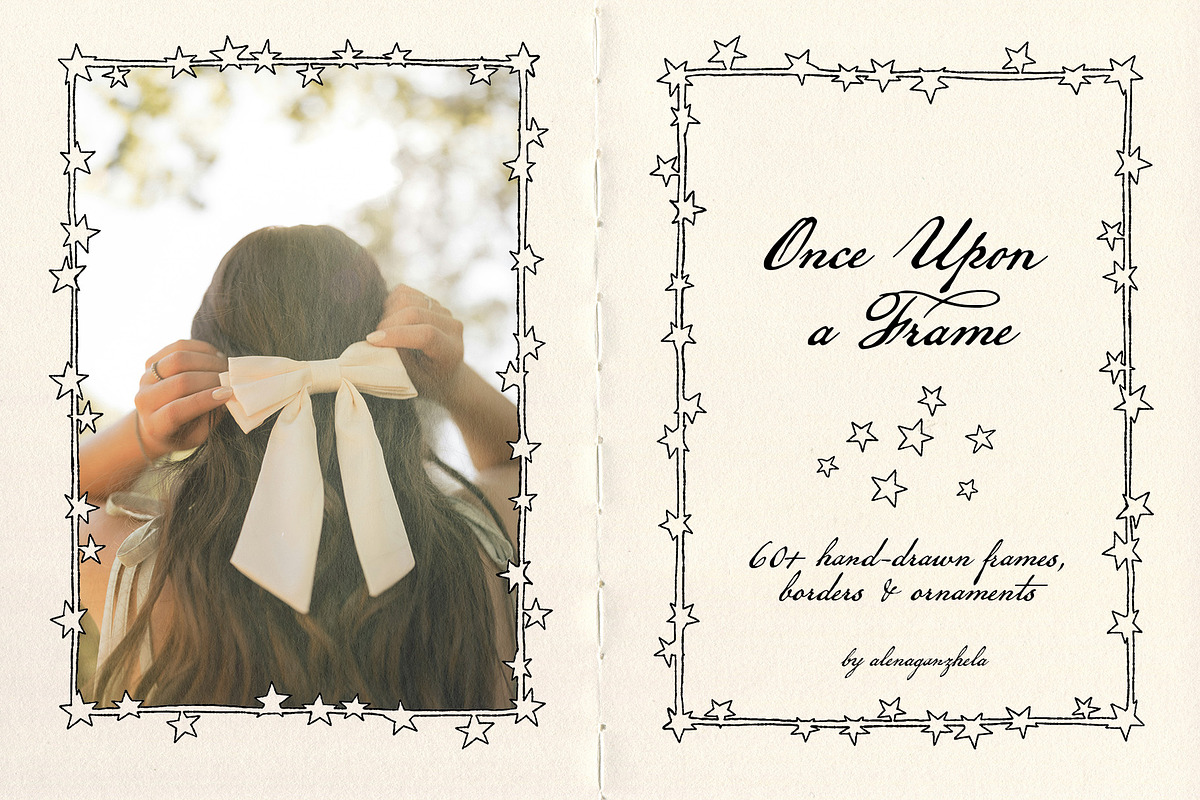 Once Upon a Frame: hand-drawn frames, an Object Graphic by alenaganzhela (Photo 8 of 13)