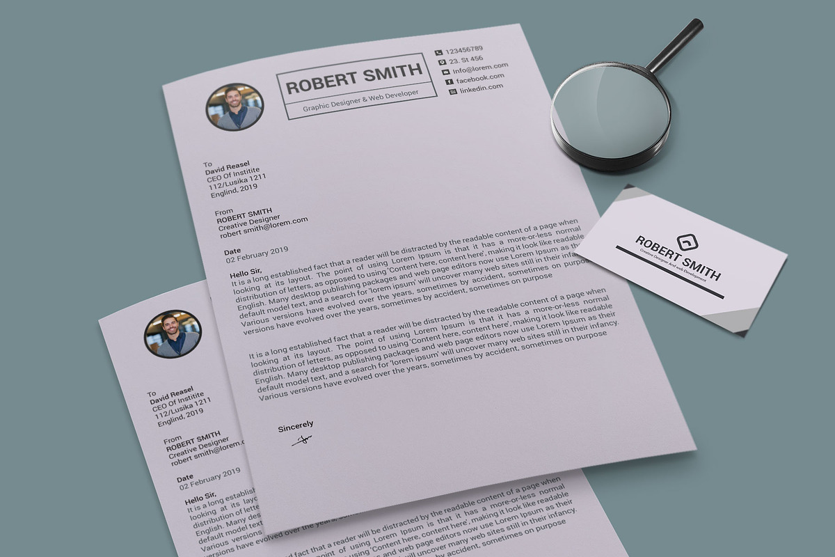 Clean Resume/CV, a Resume Template by designvillage (Photo 5 of 14)