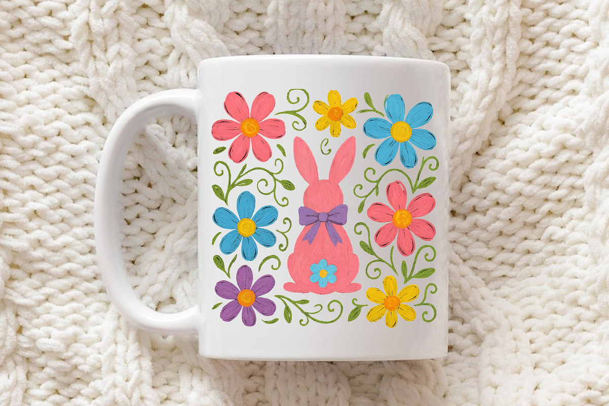 Boho Floral Easter Png, Easter Png, an Illustration by Libby Wishes (Photo 6 of 6)