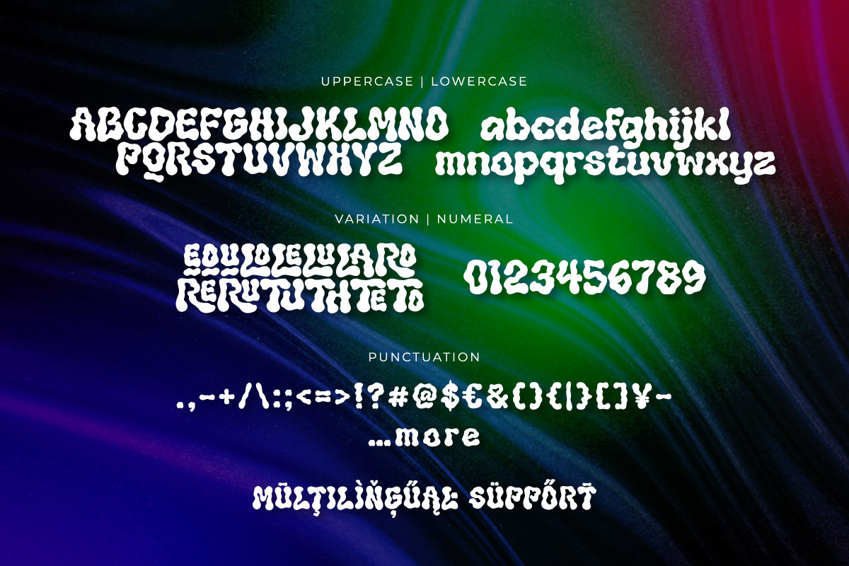 Oleho Senthor - Y2K Liquid Font, a Font by twinstd (Photo 3 of 9)
