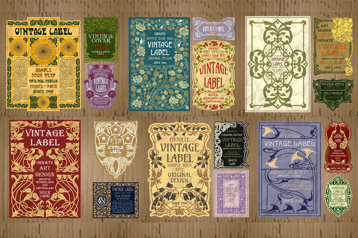 Covers Art Nouveau - sets, a Decorative Illustration by Stanislav Kharchevskyi (Photo 1 of 2)
