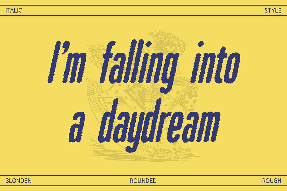 Blonden Rounded Rough, a Sans Serif Font by Craft Supply Co. (Photo 2 of 8)