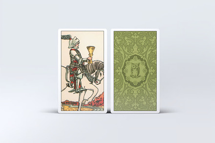 Tarot Card Mock-Up, an Advertising Mockup by Se٧enStudio