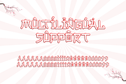 Japan Kimono - Modern Japanese Font, a Sans Serif Font by overlaytemplates (Thumbnail 4 of 5)