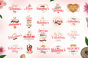 Valentine's day typography, a Background Graphic by pa3x (Thumbnail 1 of 5)