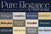 Pure Elegance Font Bundle, a Serif Font by Mysterylab Designs (Thumbnail 1 of 21)