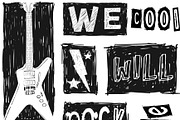 VECTOR SET OF 12X ROCK&ROLL GRAPHICS, an Illustration by ulasokuyucu (Thumbnail 4 of 13)