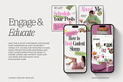Content Creator Instagram Templates, a Social Media Template by ZenSocialDesigns (Thumbnail 8 of 9)