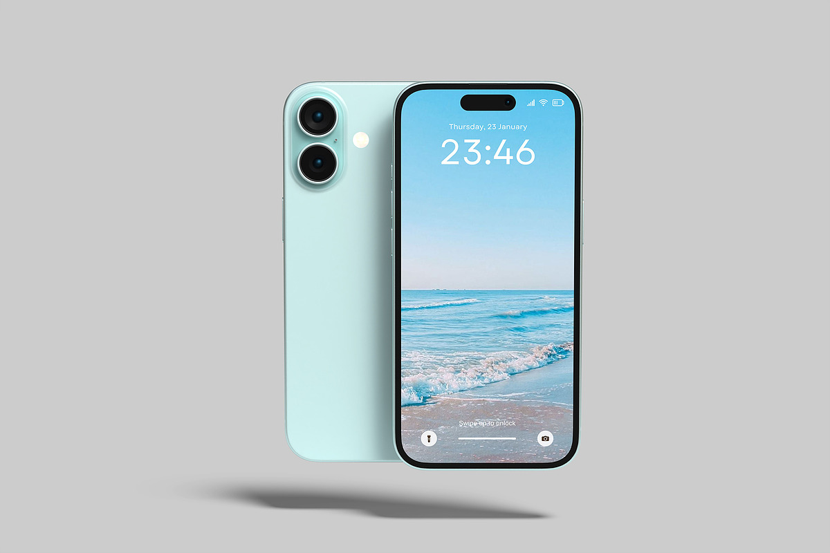 iPhone 16 Mockup, an iPhone Mockup by Amigos__46 (Photo 7 of 10)