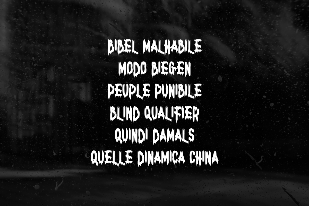 Saddream Font, a Blackletter Font by albert_kalingga (Photo 2 of 5)