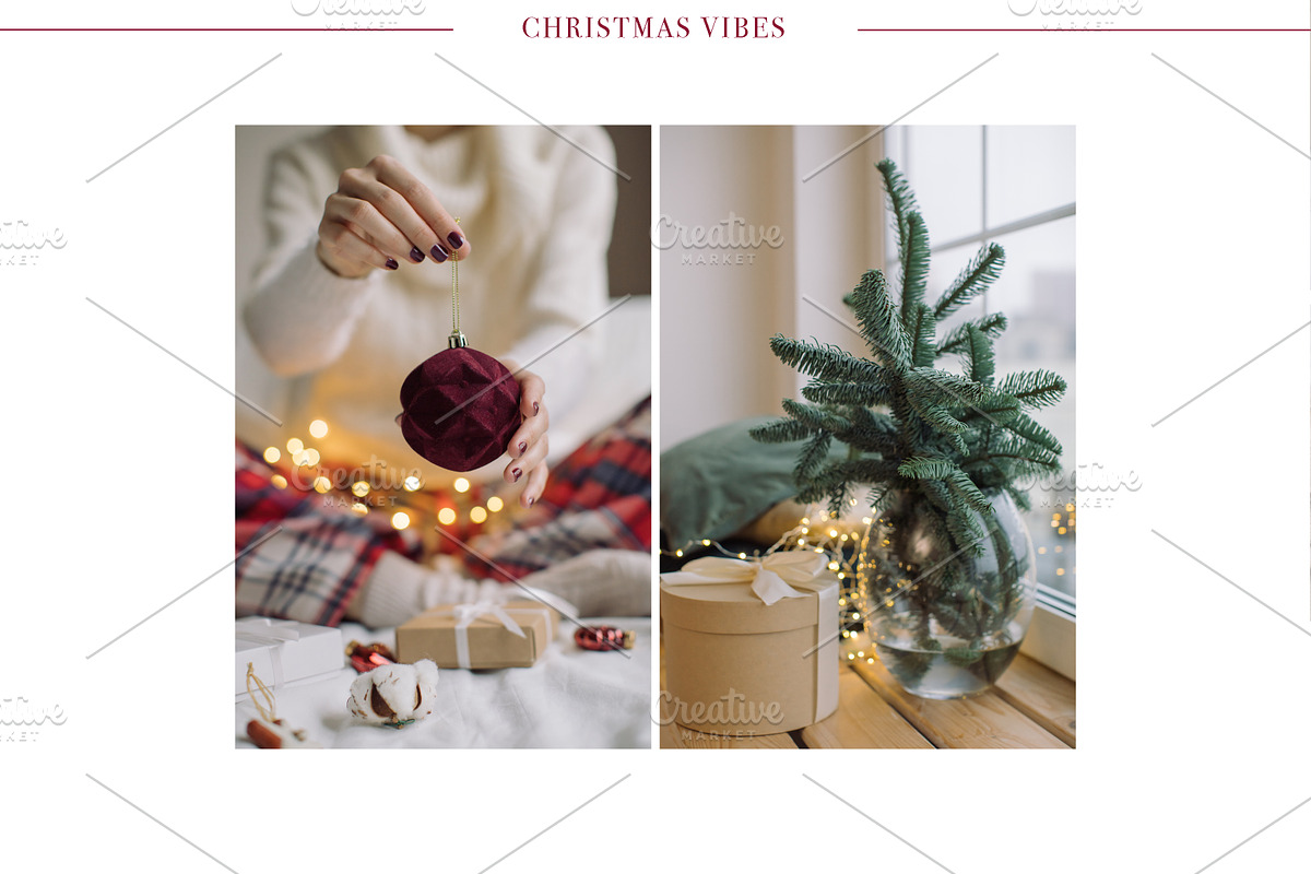 Christmas Vibes#1 | 24 Styled Photos, a Holiday Photo by Nina Stock Photos (Photo 8 of 12)
