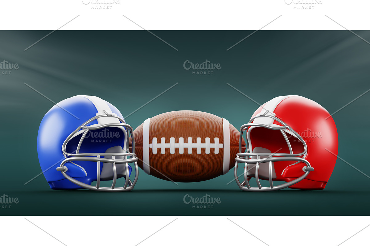 Super Bowl Sunday background, a Sport Illustration by Marozhkastudio
