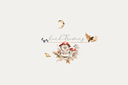 Autumn woodland Forest fall animals, an Animal Illustration by 60secondsArt (Thumbnail 2 of 13)