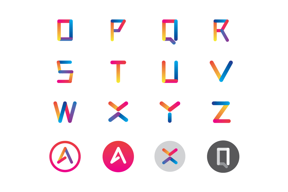 Colorful Vector Alphabet, an Object Graphic by hellothere (Photo 3 of 5)