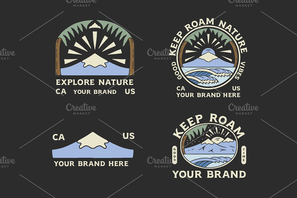 Mountain Design Collection, a Branding & Logo Template by rezhaldf (Photo 2 of 3)