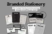 Monochrome Muse Starter Branding Kit, a Branding & Logo Template by Hell Yeah Designs (Thumbnail 4 of 16)