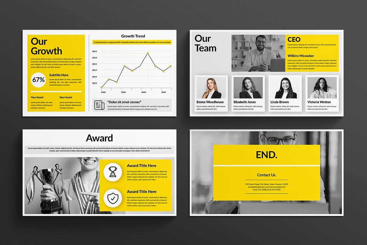 Company Profile Presentation, a Presentation Template by E-Type (Photo 5 of 5)