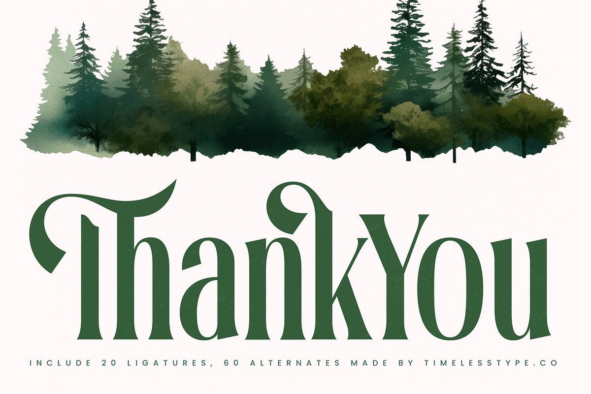 Theforest Modern Serif Font, a Serif Font by timelesstype.co (Photo 20 of 20)