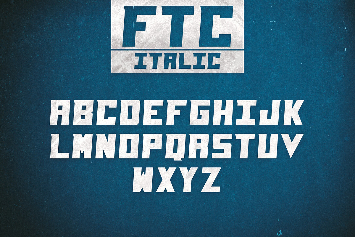 FTC Font Family preview 4