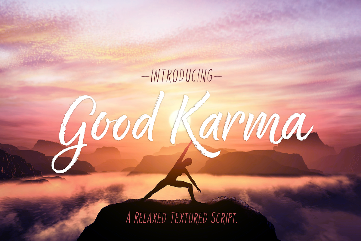 Good Karma Script Typeface