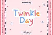 Twinkle Day - Quirky Font, a Handwritten Font by TrimStudio (Thumbnail 1 of 9)