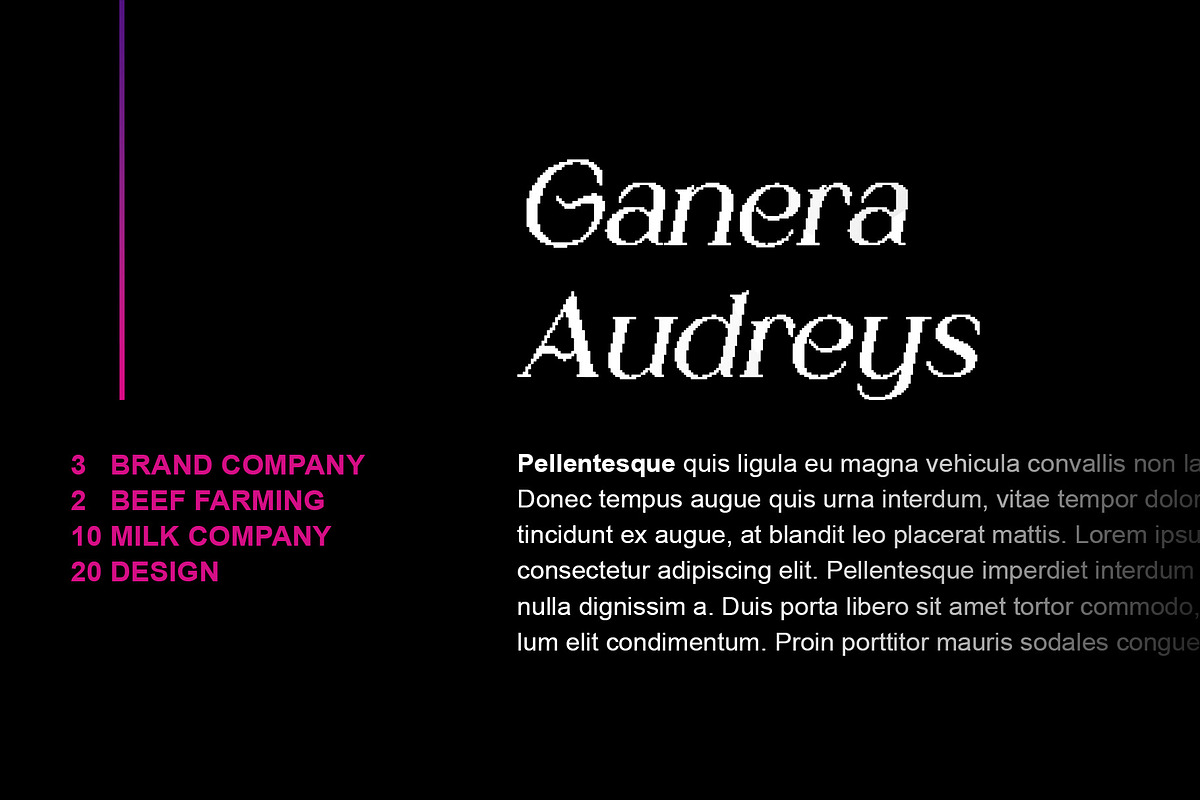 Glastone Pixel, a Sans Serif Font by Craft Supply Co. (Photo 3 of 8)