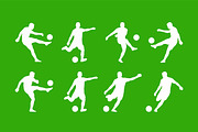 Soccer Player Silhouette Vector, an Object Graphic by Artonix (Thumbnail 2 of 3)