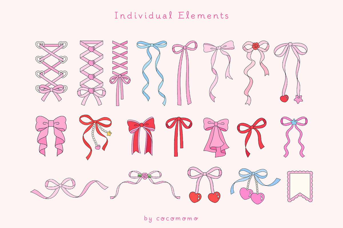 Girly Grrrl - Hand Drawn Clipart, a Decorative Illustration by cocomomo (Photo 4 of 16)