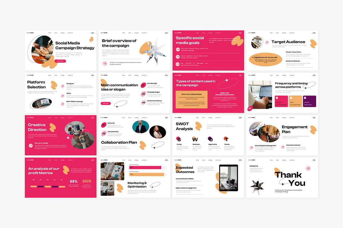 Social Media Campaign Strategy, a Presentation Template by Eklip Studio (Photo 2 of 6)