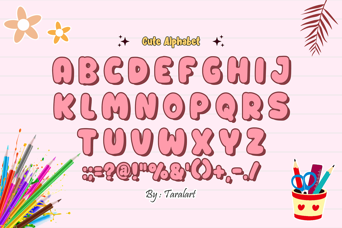 Small Bubble - Retro Groovy Font, a Sans Serif Font by KiddoGlyphs Studio (Photo 4 of 5)