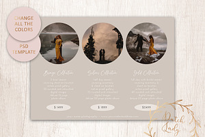 PSD Photo Price Card Template 16