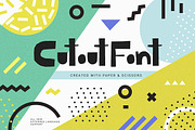 Cutout - bold uppercase font, a Script Font by Favete Art (Thumbnail 1 of 11)