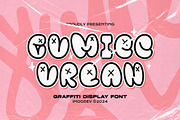 Gumiec Urban - Graffiti Bubble Font, a Slab Serif Font by Imoodev (Thumbnail 1 of 5)