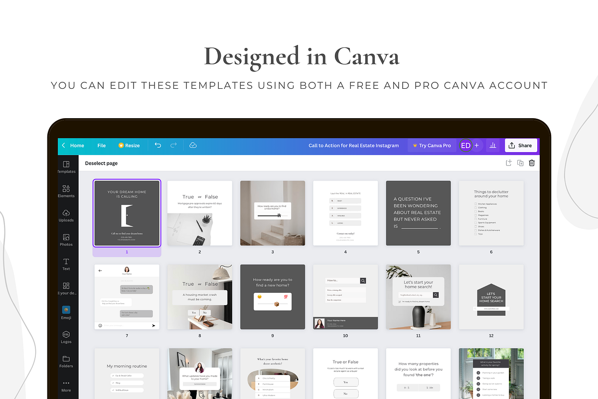 100 Call-To-Action Real Estate Pack, a Social Media Template by Estatik Designs (Photo 4 of 11)