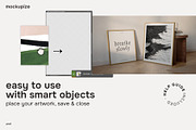 Square 2 Frame Poster Mockup, a Household Mockup by mockupize (Thumbnail 3 of 7)