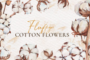 Watercolor Fluffy cotton, a Decorative Illustration by Re_Margarita_Art (Thumbnail 1 of 7)