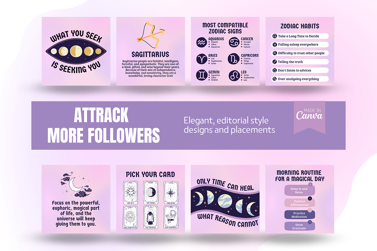 Tarot Reader Instagram Template, a Social Media Template by EliteMatidi (Photo 4 of 6)