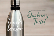 Dashing Twist - Modern Script, a Script Font by Indotype Foundry (Thumbnail 8 of 10)