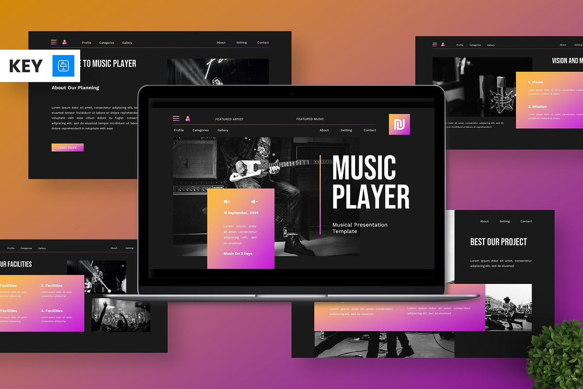 Music Player - Musical Keynote