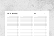 Determined Planner Set, a Stationery Template by Made By Hamilton (Thumbnail 2 of 4)