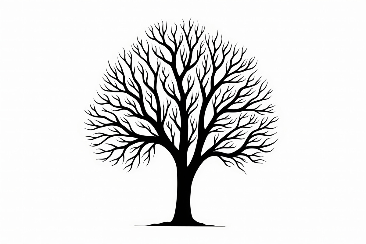 Nature Tree Silhouette Set, an Illustration by Creativeshirt (Photo 5 of 9)