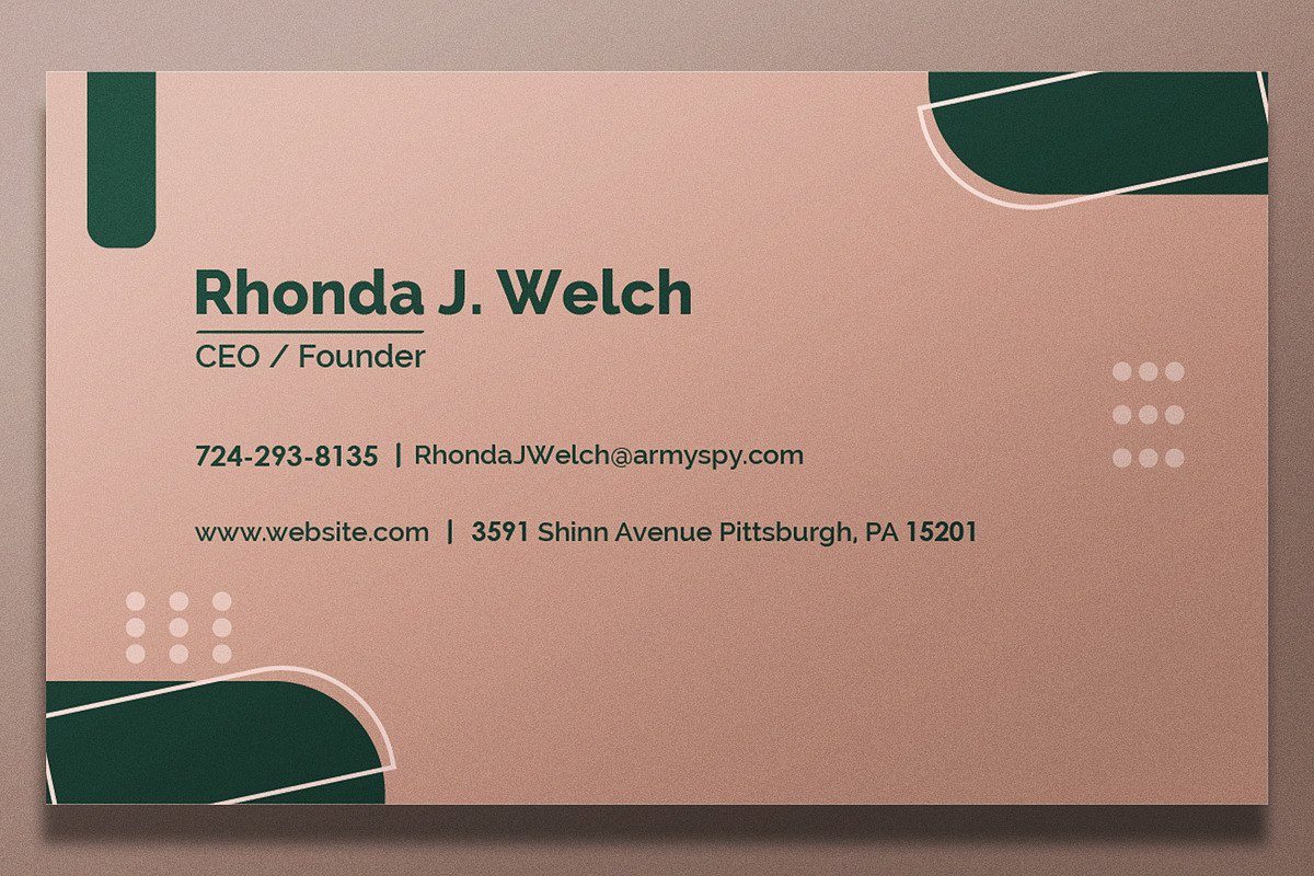 Minimal Business Card, a Business Card Template by designerzDukan (Photo 2 of 3)