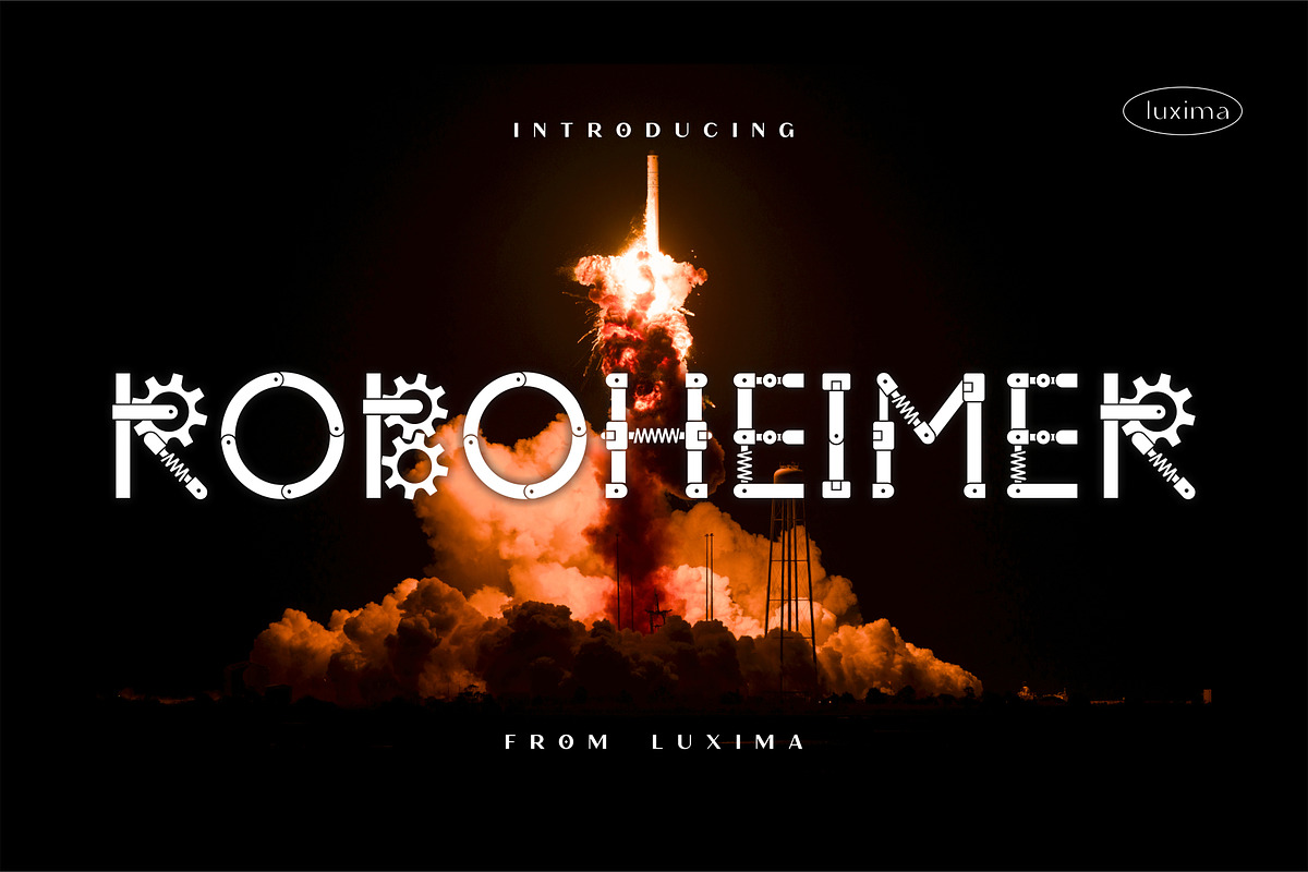 ROBOHEIMER, a Sans Serif Font by Luxima (Photo 1 of 5)