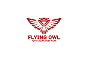 Flying Owl Logo, a Branding & Logo Template by Brandlogo (Thumbnail 2 of 3)