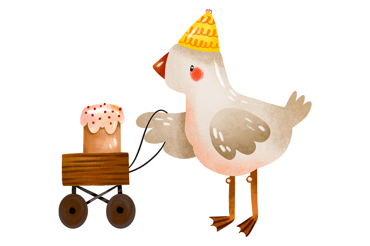 Watercolor Party Geese Clipart Set, an Animal Illustration by the_myro (Photo 7 of 7)