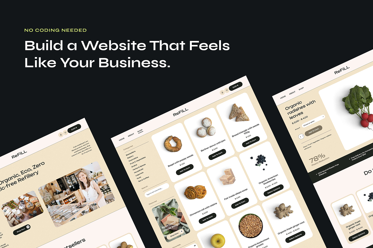 Zero Waste Shop Elementor Template, a WordPress Template by Awakened Templates (Photo 3 of 6)
