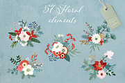 Merry Christmas set, 166 elements, an Animal Illustration by Tabita's shop (Thumbnail 5 of 14)