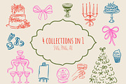 4 in 1 Whimsical Clipart Bundle, an Object Graphic by AnnArt (Thumbnail 2 of 18)